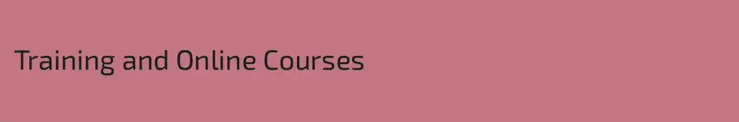 Training and Online Courses